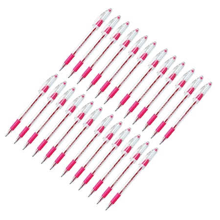 R.S.V.P. Ballpoint Pen, Fine Point, Pink, PK24, 24PK